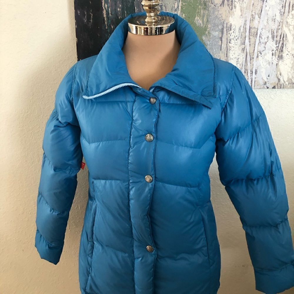 Holden Azure Blue Premium Luxe 80/20 Down Filled Puffer Jacket